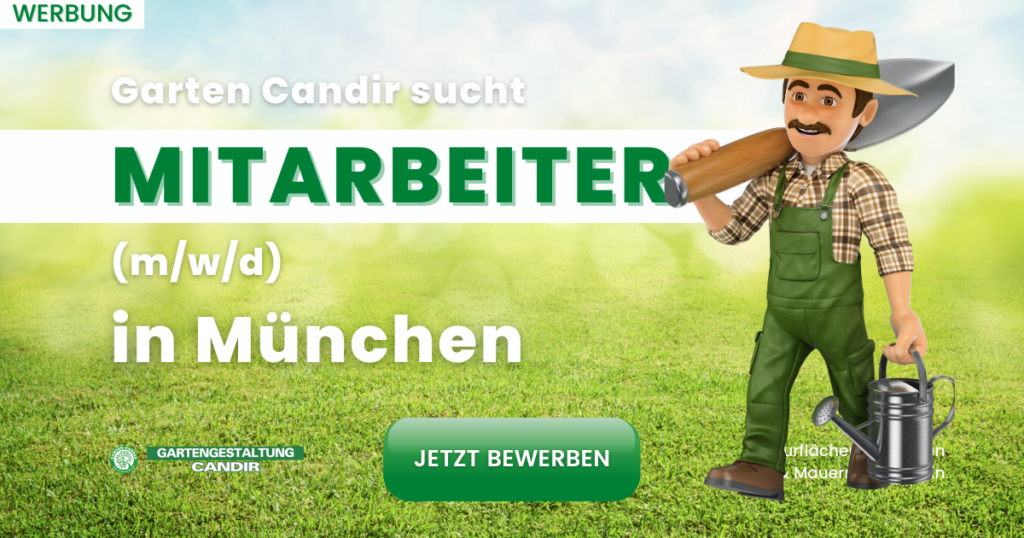 Jobs in München - Gartengestaltung Candir - Mitarbeiter gesucht